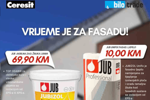 BILO TRADE: Ekskluzivna ponuda za fasadni sistem