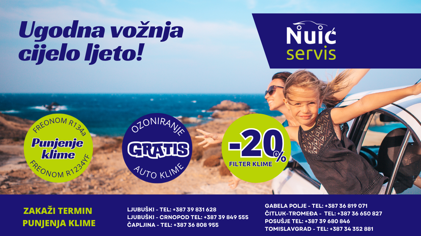 Pripremite svoj automobil za ljeto – udahnite svježinu u Nuić servisu!