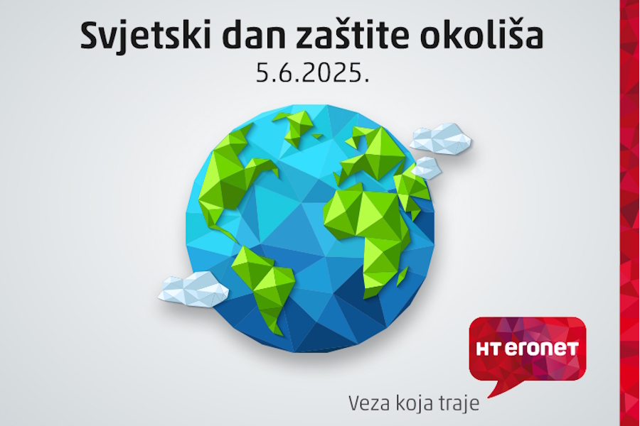 Svjetski dan zaštite okoliša s HT Eronetom: Misli digitalno, djeluj ekološki