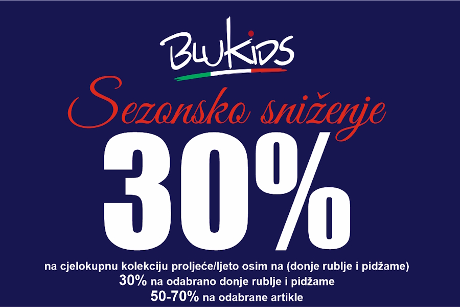 Veliko sezonsko sniženje u Blukidsu: Savršena prilika za obnovu dječje garderobe