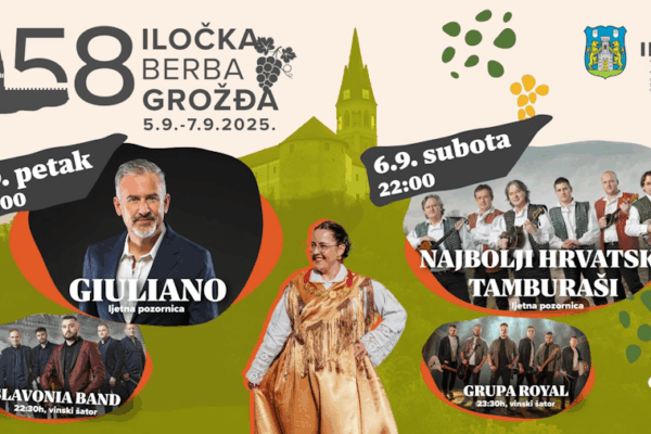 Jeste li ikada bili u berbi grožđa? Ako niste, obavezno posjetite 58. Iločku berbu grožđa!