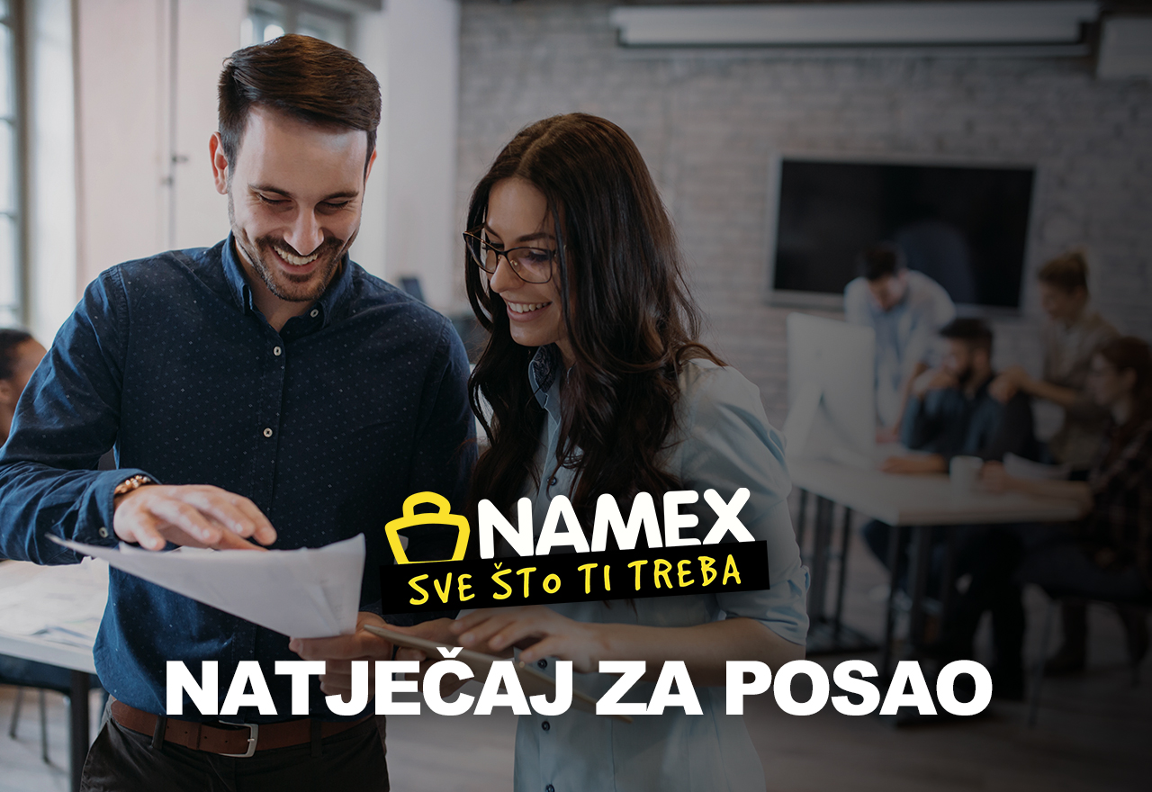 Namex zapošljava – Voditelj Odjela održavanja