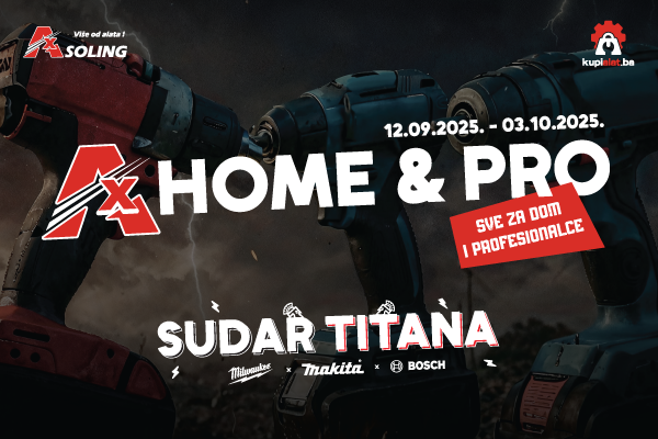 NE PROPUSTITE “SUDAR TITANA” IZ NAŠEG NOVOG AX HOME & PRO LETKA!
