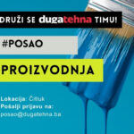 DUGATEHNA zapošljava – djelatnik u proizvodnji