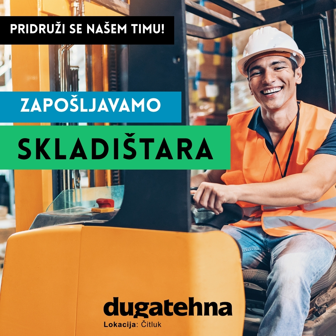 DUGATEHNA zapošljava – Djelatnik u skladištu