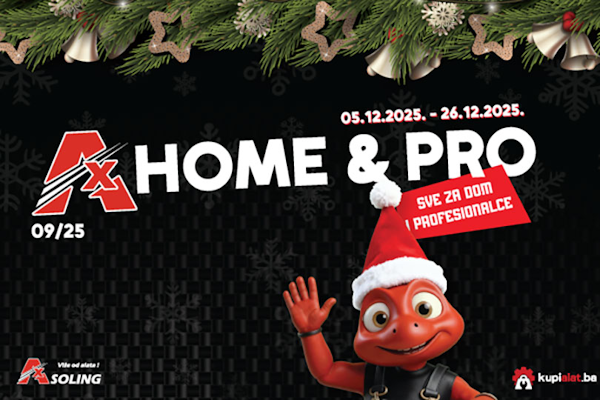 Vrijeme darivanja počinje dobrim alatima: Iskoristite super pogodnosti u AX-solingu