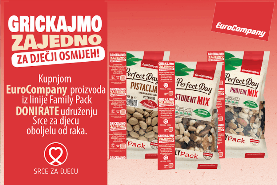 EuroCompany99 pokreće CSR kampanju „Grickajmo zajedno za dječji osmijeh“