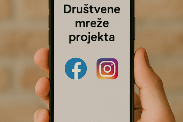 Društvene mreže projekta – Budi u toku i uključi se!