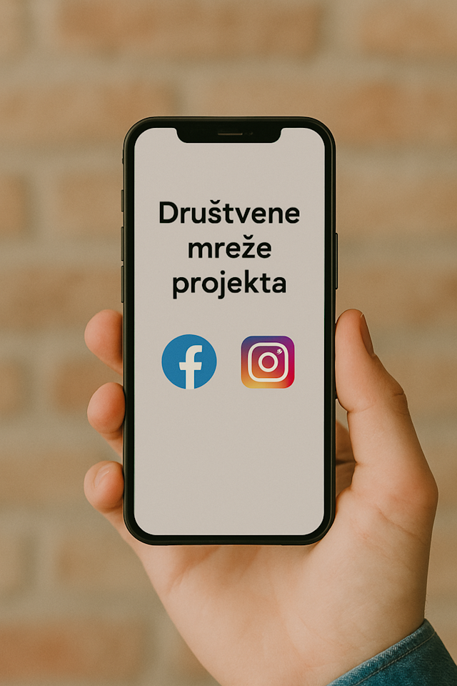 Društvene mreže projekta – Budi u toku i uključi se!