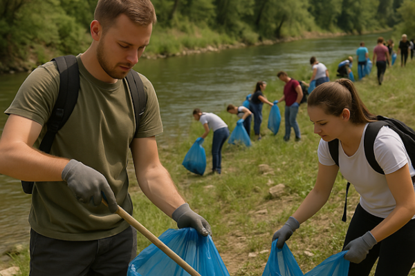 Volonteri iz Širokog Brijega čistili prirodu