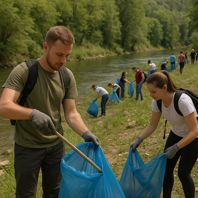 Volonteri iz Širokog Brijega čistili prirodu