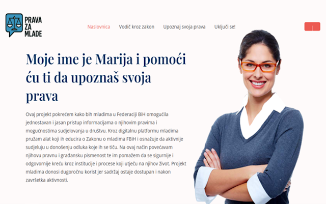 Pokrenuta web platforma za mlade u FBiH: Jednostavan vodič kroz zakon, prava i sudjelovanje
