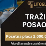 Litoglif d.o.o. raspisuje natječaj za posao – početna plaća 2.000 KM