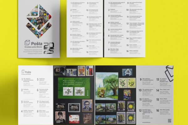 Prekrasan dar za svakoga – Filatelistička zbirka maraka 2025. Hrvatske pošte Mostar
