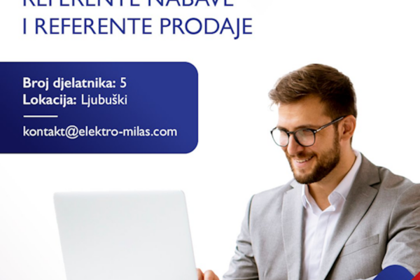 Elektro-Milas zapošljava: Otvorene pozicije u nabavi i prodaji, pridružite se rastućem timu