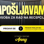 Zapošljavamo – pridruži se fitness centru ANNY
