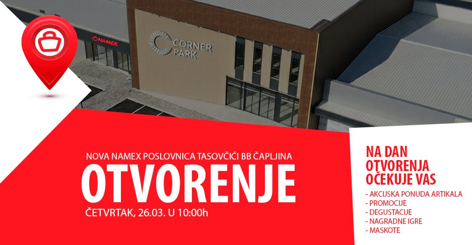 Namex otvara novu poslovnicu u Čapljini