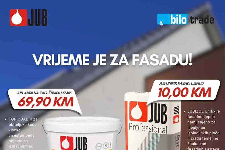 BILO TRADE: Ekskluzivna ponuda za fasadni sistem