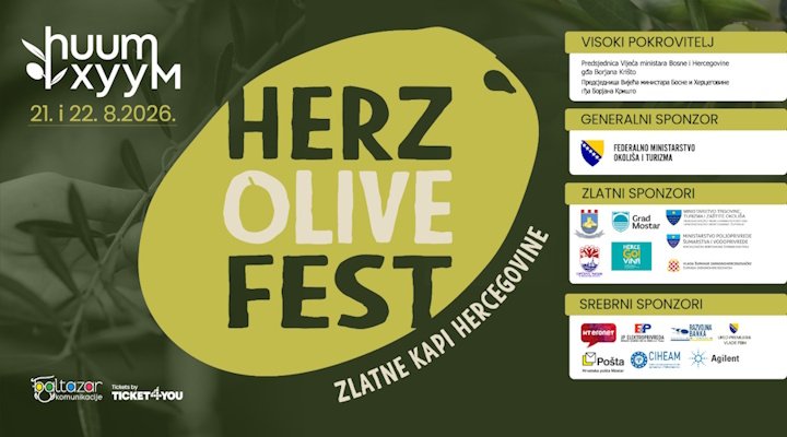 1. Festival maslinovih ulja Hercegovine „HerzOliveFest – ZLATNE KAPI HERCEGIOVINE“