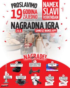 NAMEX SLAVI 19. ROĐENDAN